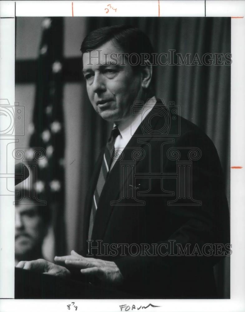 1991 Press Photo John Escroft at the City Club - Historic Images
