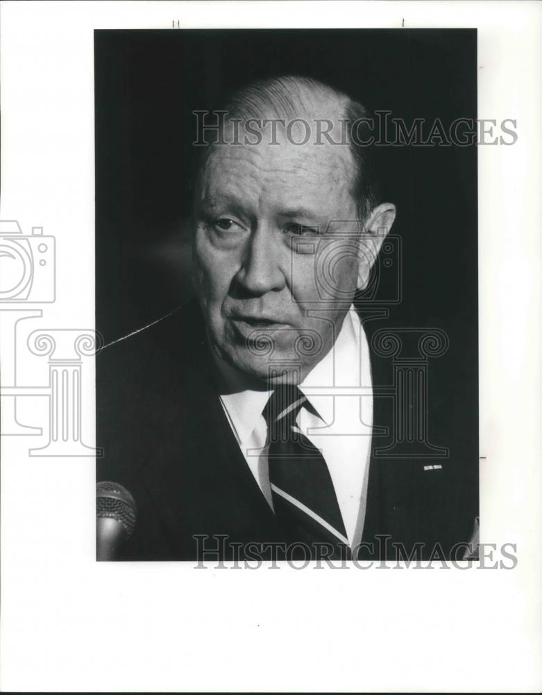 1991 Press Photo Adm William J. Crowe jr., for chairman of Joint Chiefs of Staff - Historic Images