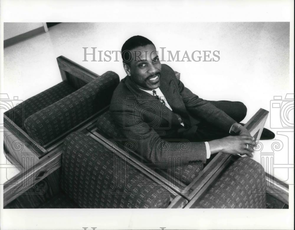 1994 Press Photo Fred Buford resident mens co-ordinator at City Mission - Historic Images