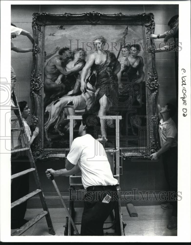 1991 Press Photo Alan Chong, Asst. curator of Paintings - cva06315 - Historic Images