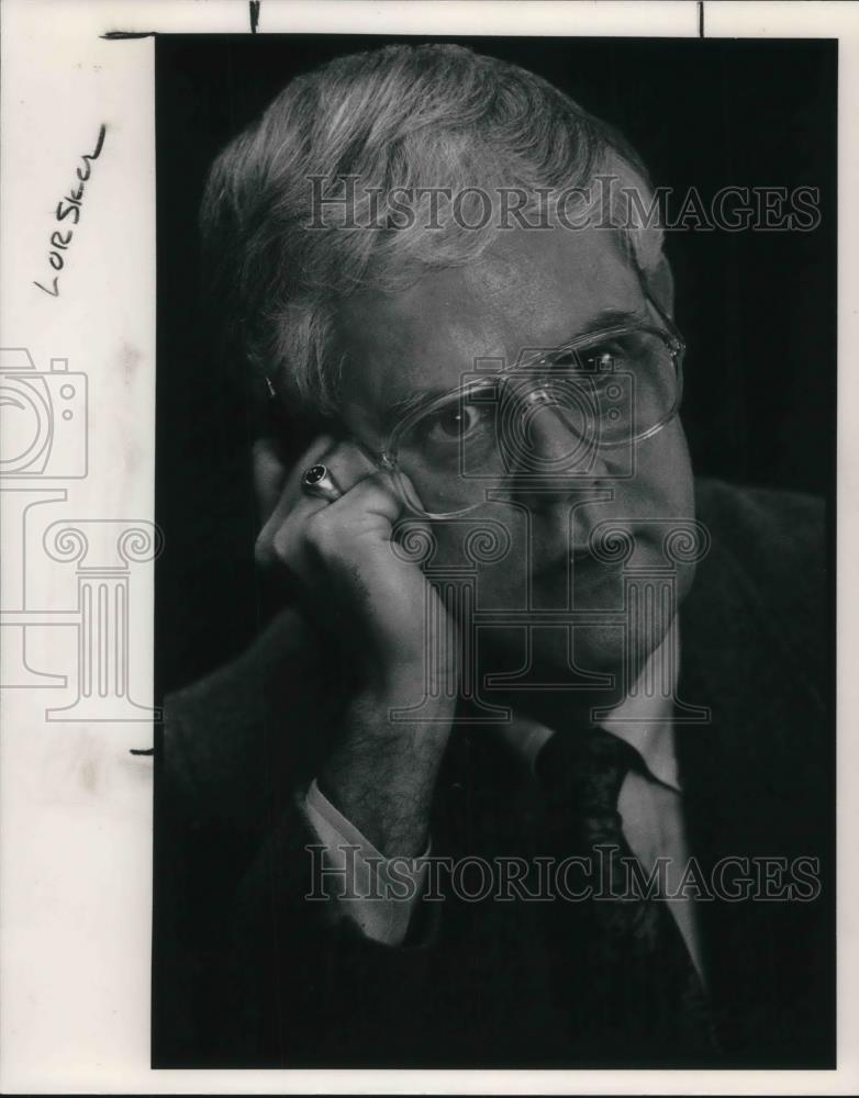 1991 Press Photo Thomas Bolling superintendent of Lorain City Schools - Historic Images