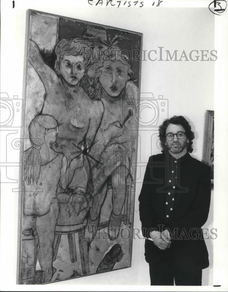 1990 Press Photo Don Dessmett, center for contemporary Art - Historic Images