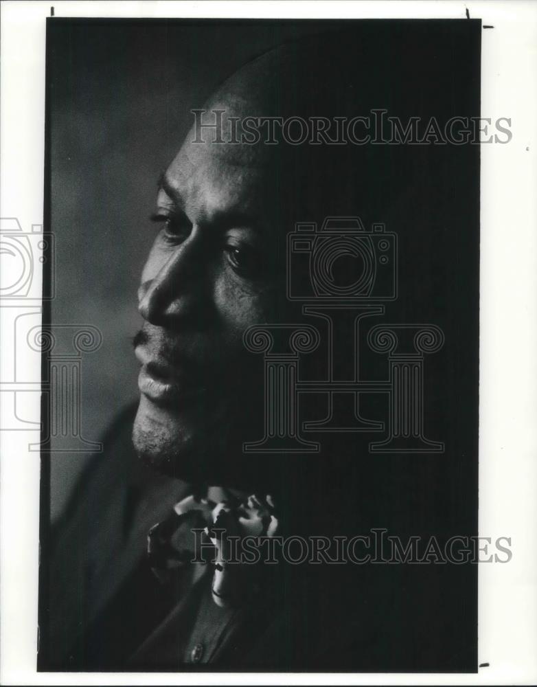 1991 Press Photo John Amos American Actor in Film and Television. - Historic Images