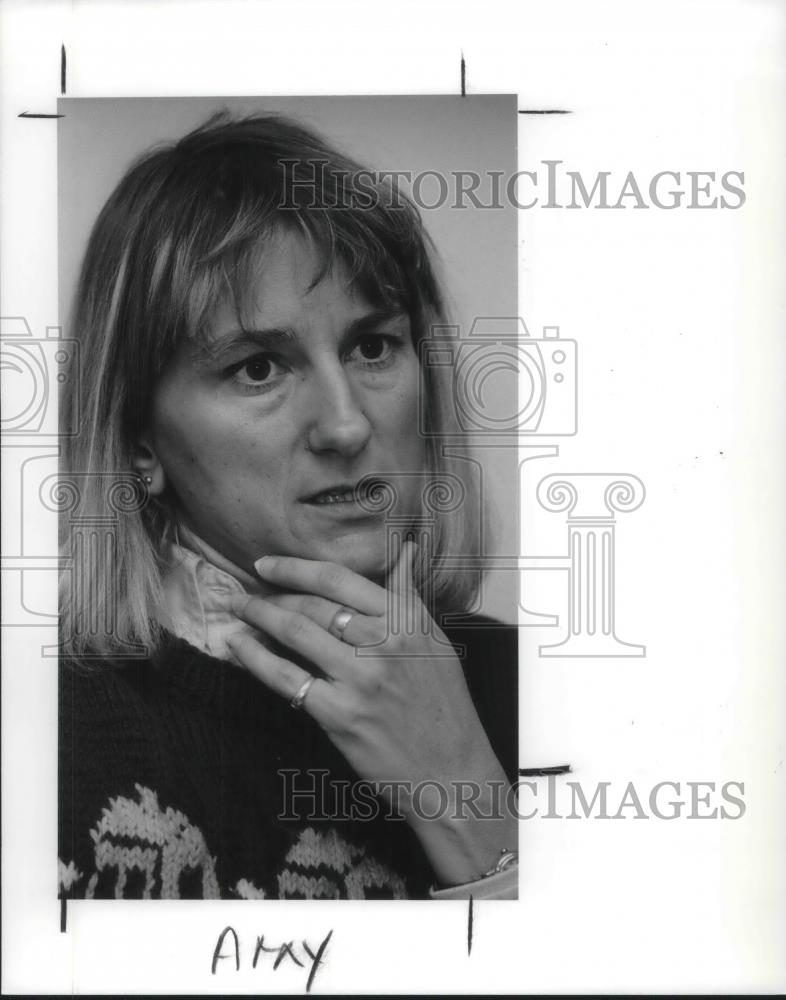 1990 Press Photo Susan Andregg School Councilor Bay Schools - Historic Images