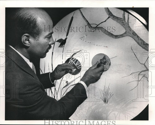 1991 Press Photo Val Davillier at Cleveland Children's Museum - Historic Images