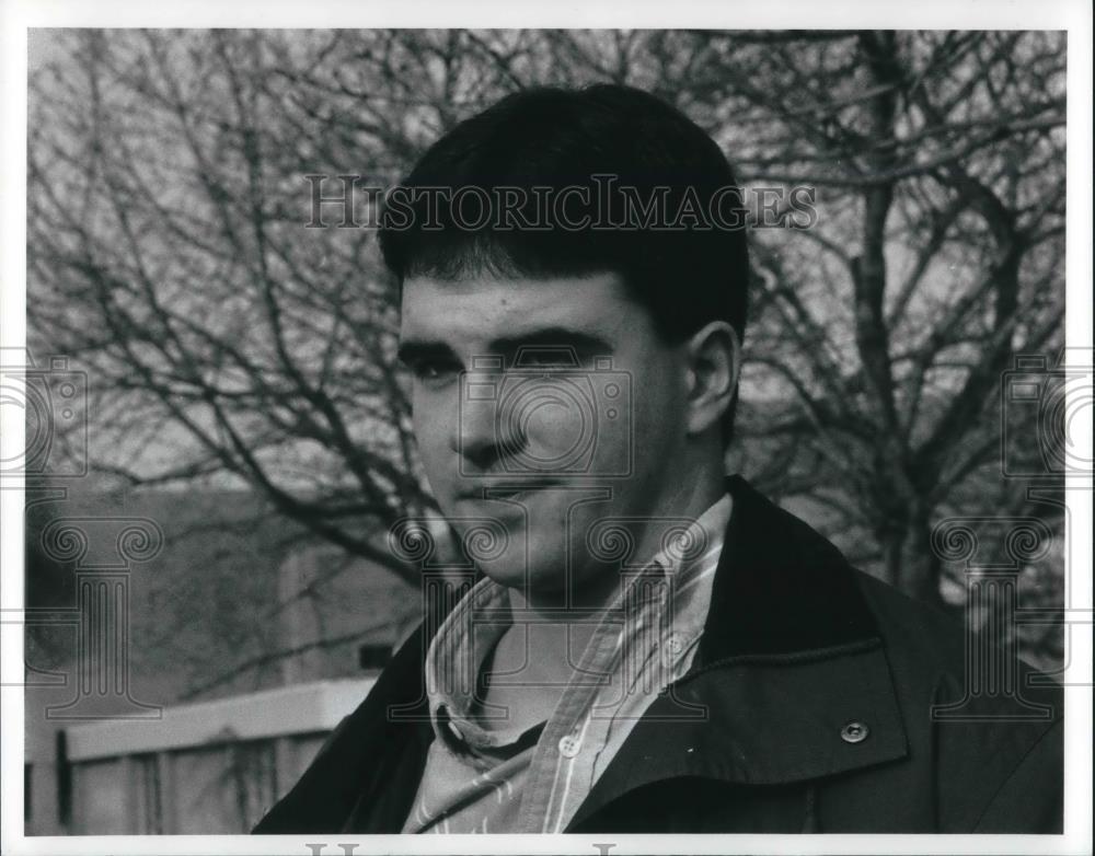 1992 Press Photo John Burke, student, Knew Melissa - Historic Images