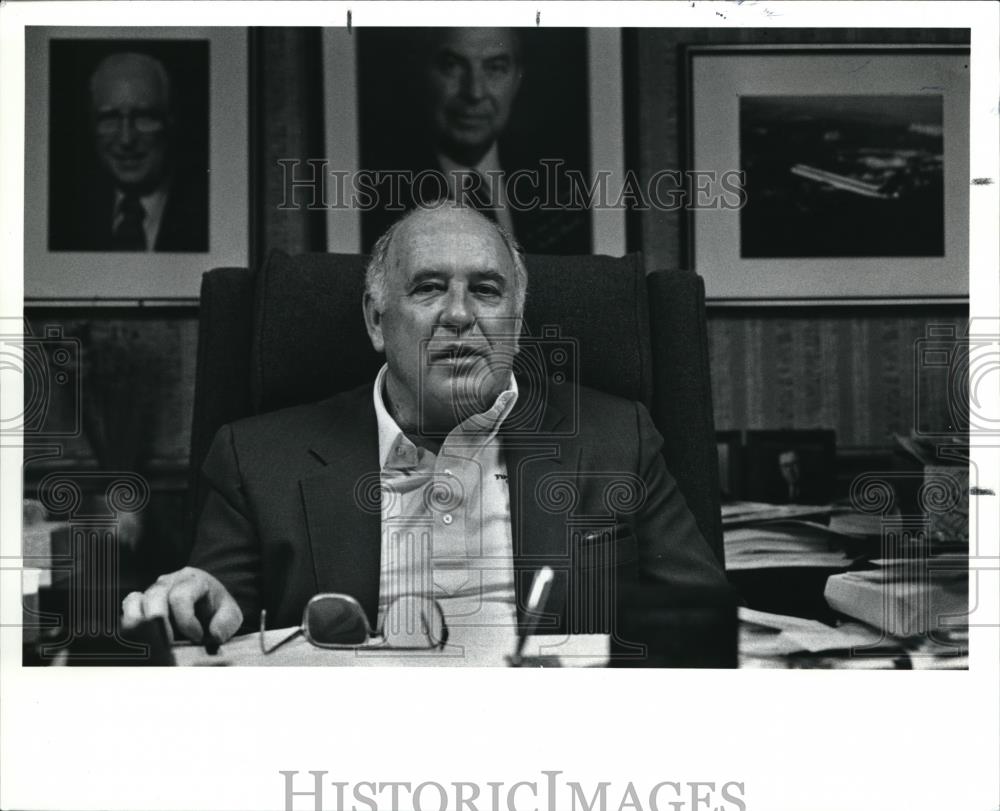 1991 Press Photo Dan Darrow, sec--treasurer for teansters local 348 - Historic Images