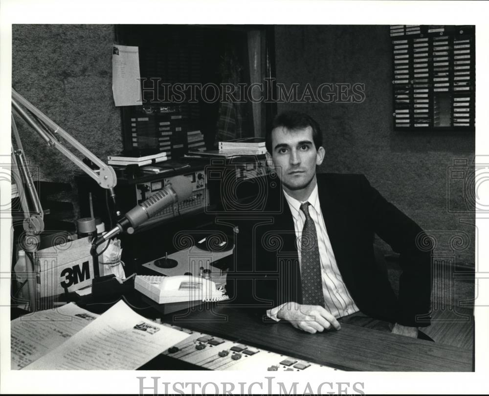 1991 Press Photo Keith Clark Program Director WJBO - Historic Images