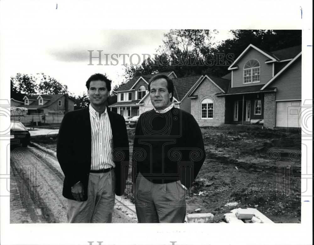 1991 Press Photo William D. Bishop and David Binder - Historic Images