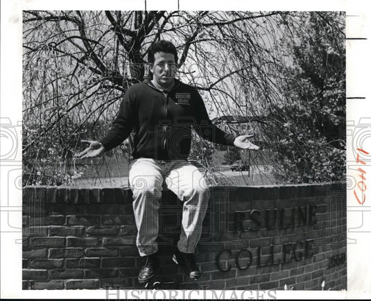 1991 Press Photo Ron Conti has filed civil rights complaints with feds - Historic Images