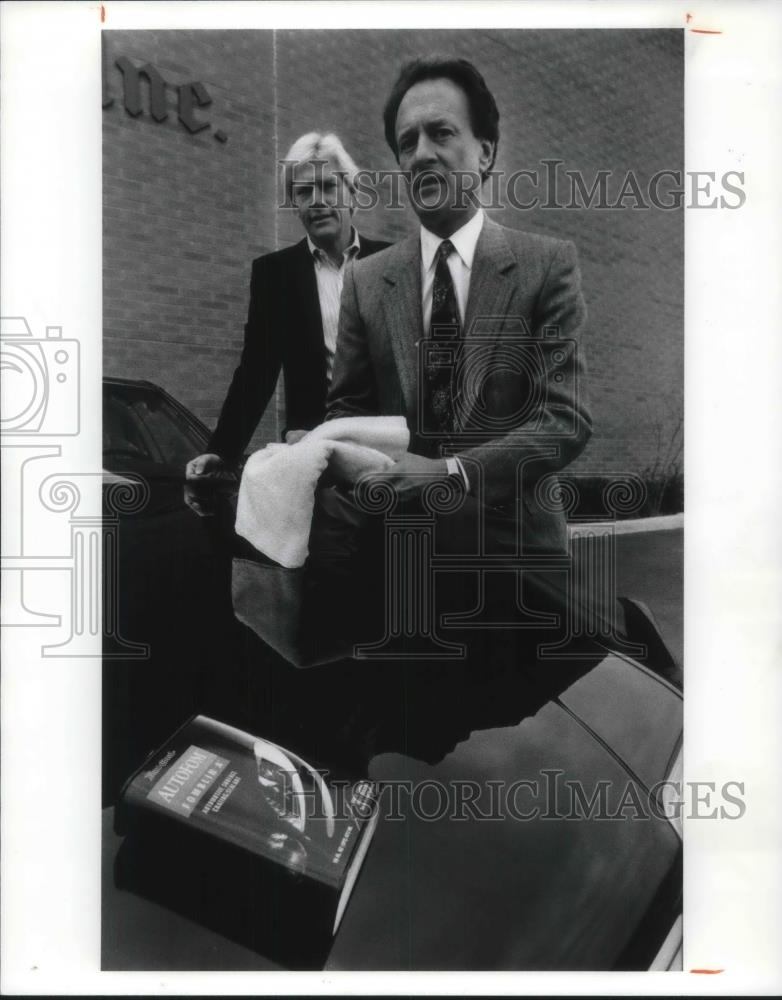 1991 Press Photo Sheldon Adelman And Michael Moshonts - Historic Images