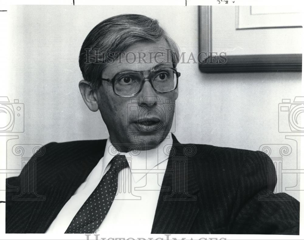 1991 Press Photo Benjamin Begin, Member of Israeli Parliament - Historic Images