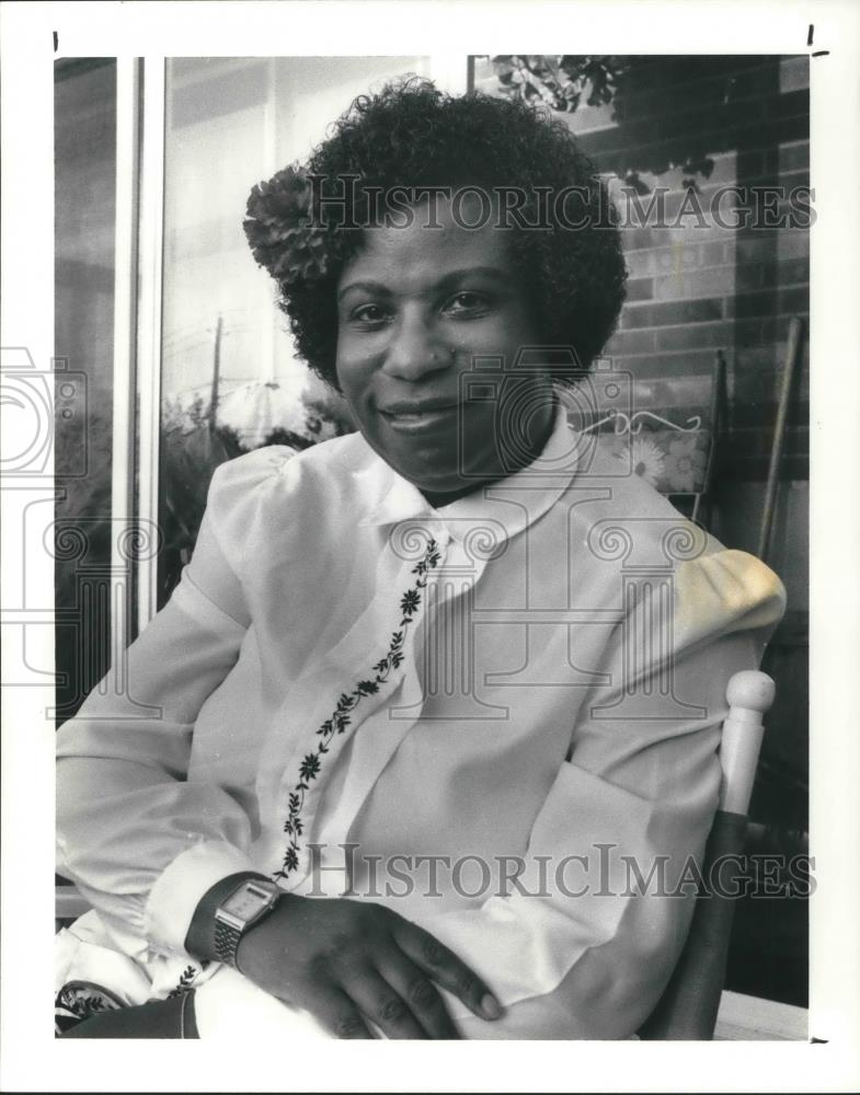 1991 Press Photo Mary Managan Edwards Former Peace Corps Member - cva09458 - Historic Images