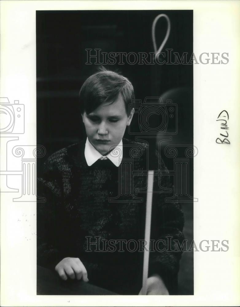 1991 Press Photo Ukrainian Youth Taras Doroskyj at the Site Center - Historic Images