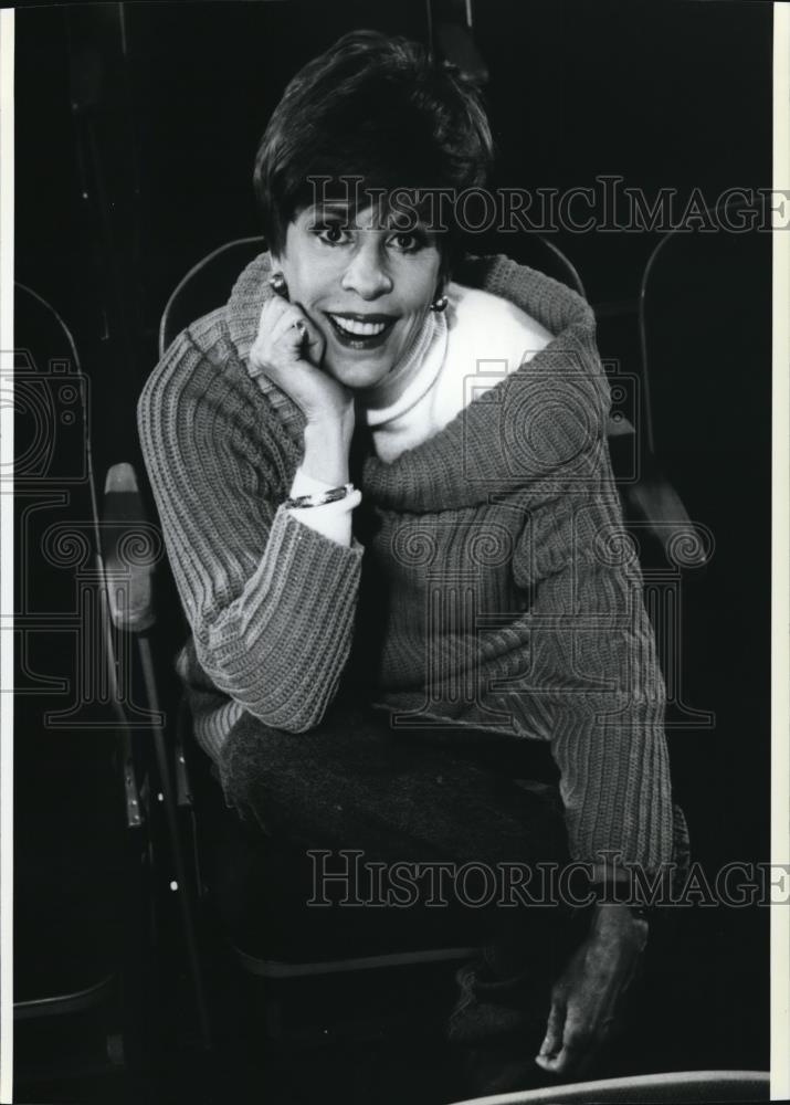 1991 Press Photo Comedian Actress Carol Burnett - Historic Images