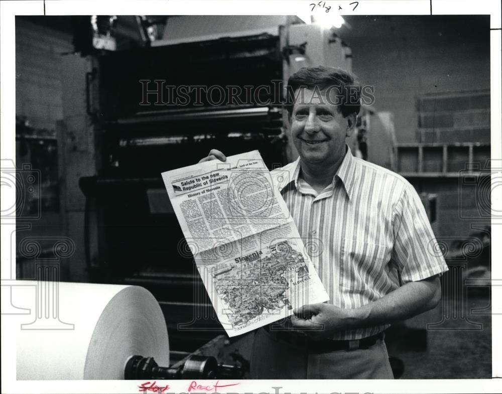 1991 Press Photo James Debevec, Publisher - Historic Images