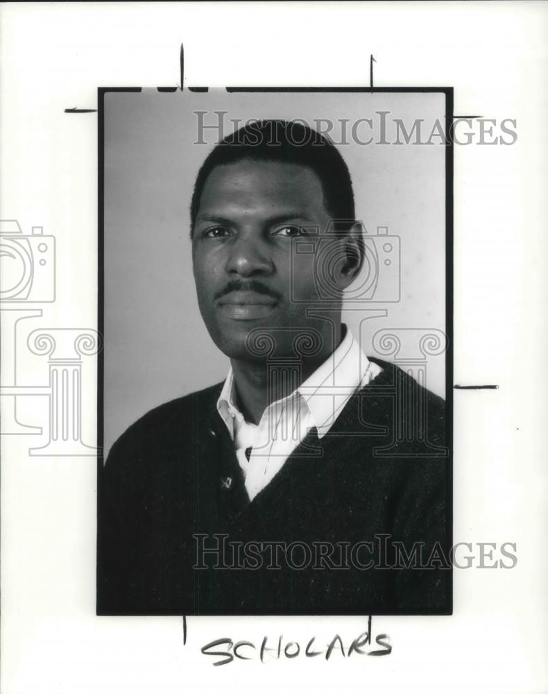 1990 Press Photo Michael Berry won MLK Scholarship Award - Historic Images