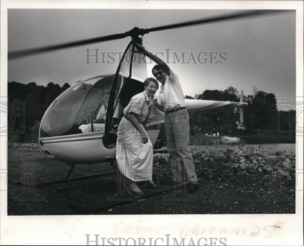 1991 Press Photo Hiram house camp benefit at Steffee farm in Novelty - Historic Images