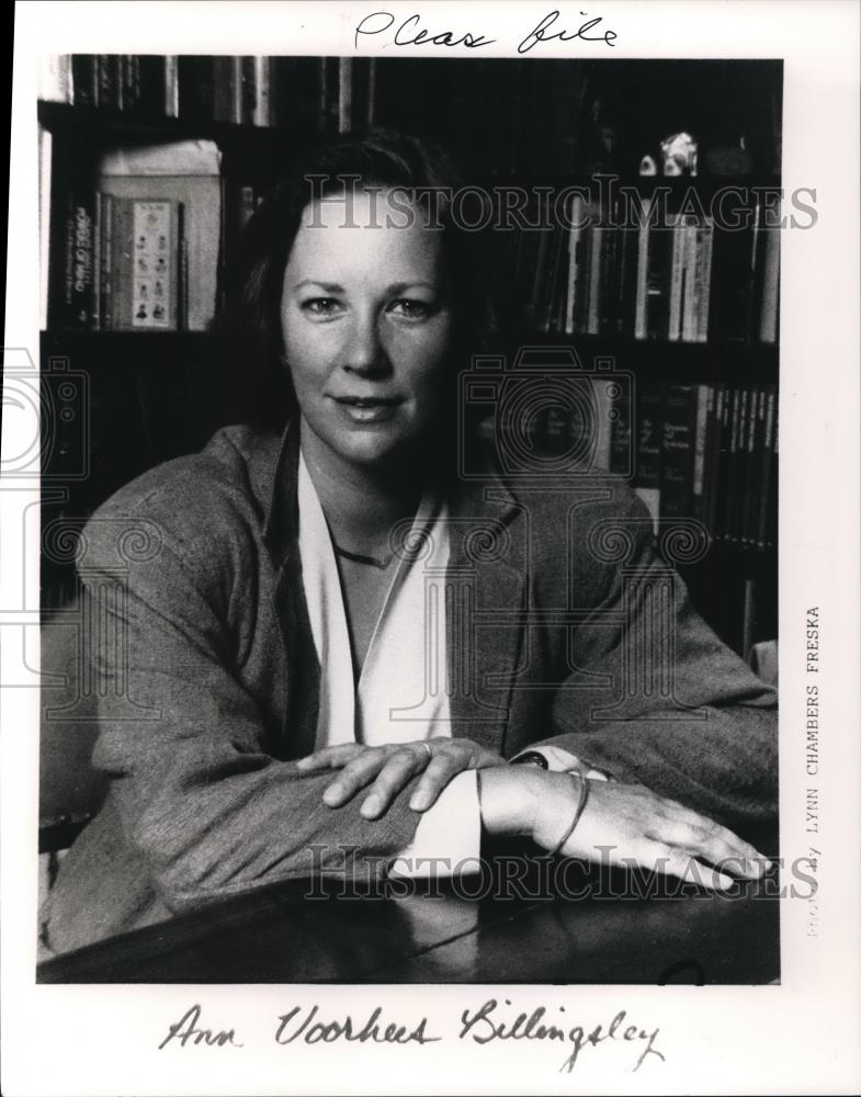 1990 Press Photo Ann Voornees Billingsley - Historic Images