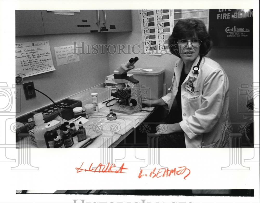 1991 Press Photo Dr. Mary Ann Behmer at Metro Hospital - Historic Images