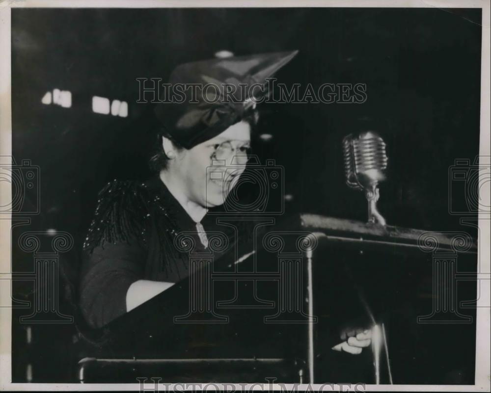 1940 Press Photo Mrs. Rudolph Binder is the president of N.Y. Women&#39;s Federation - Historic Images