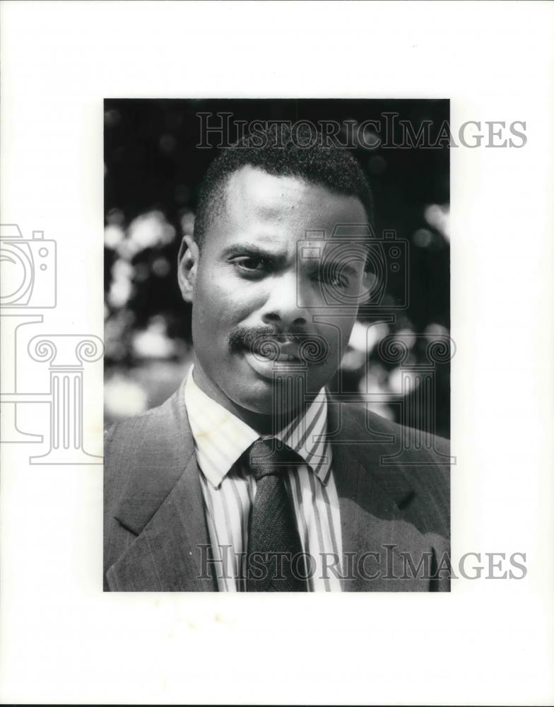 1991 Press Photo Senior Probation officer Jerald Arnold - Historic Images