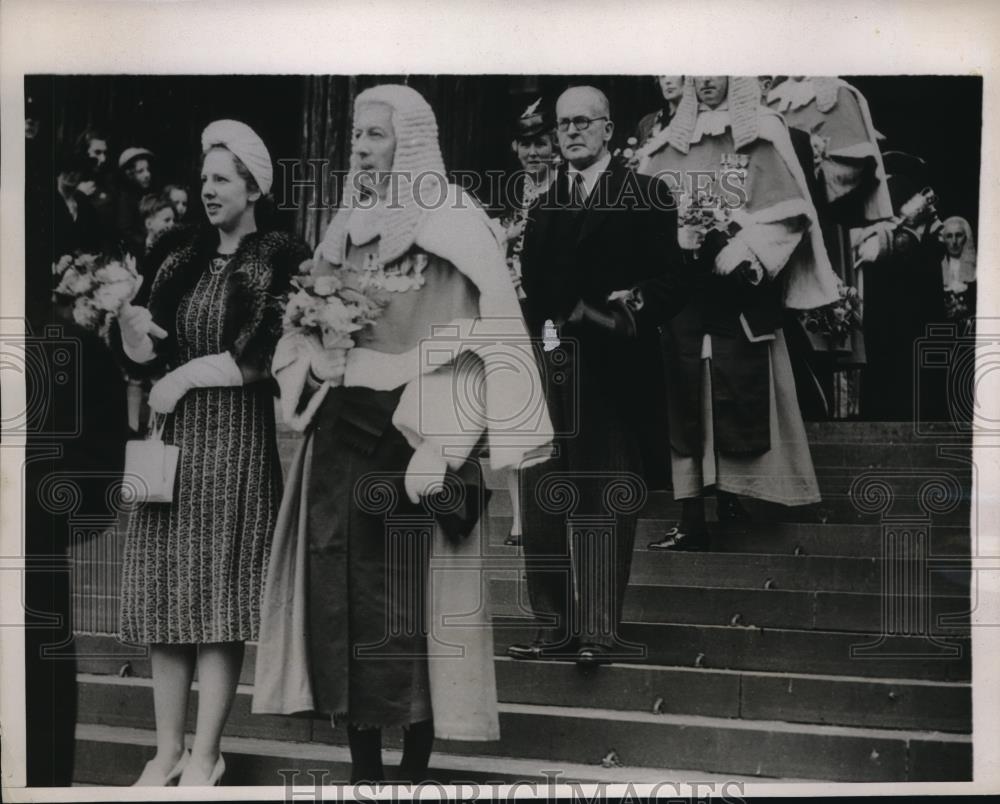 1939 Press Photo The London Judges at the Traditional Church Service - Historic Images