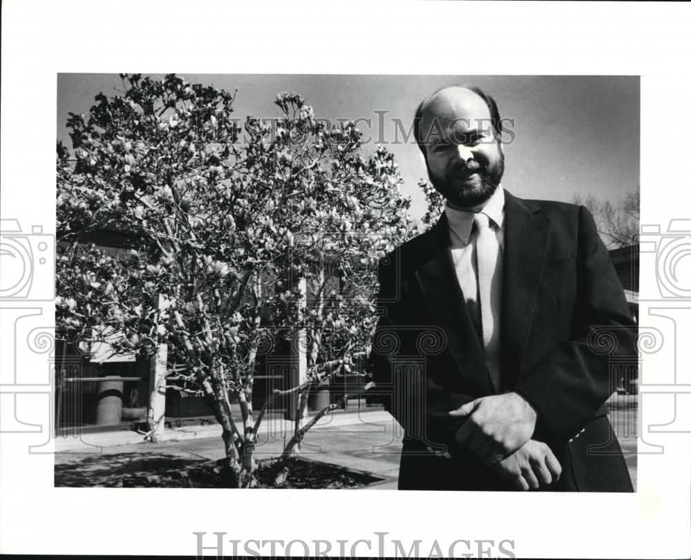 1990 Press Photo Mark Druckenbrod, new director of Cleveland&#39;s Garden Center - Historic Images