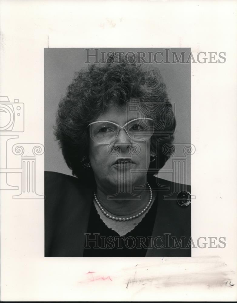 1991 Press Photo Joan Campbell Leader of National Council Of Churches - Historic Images