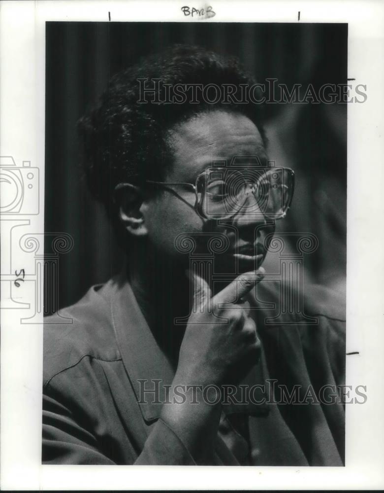 1991 Press Photo Barbara Anderson of Cleveland School Board Has Cocaine Charge - Historic Images