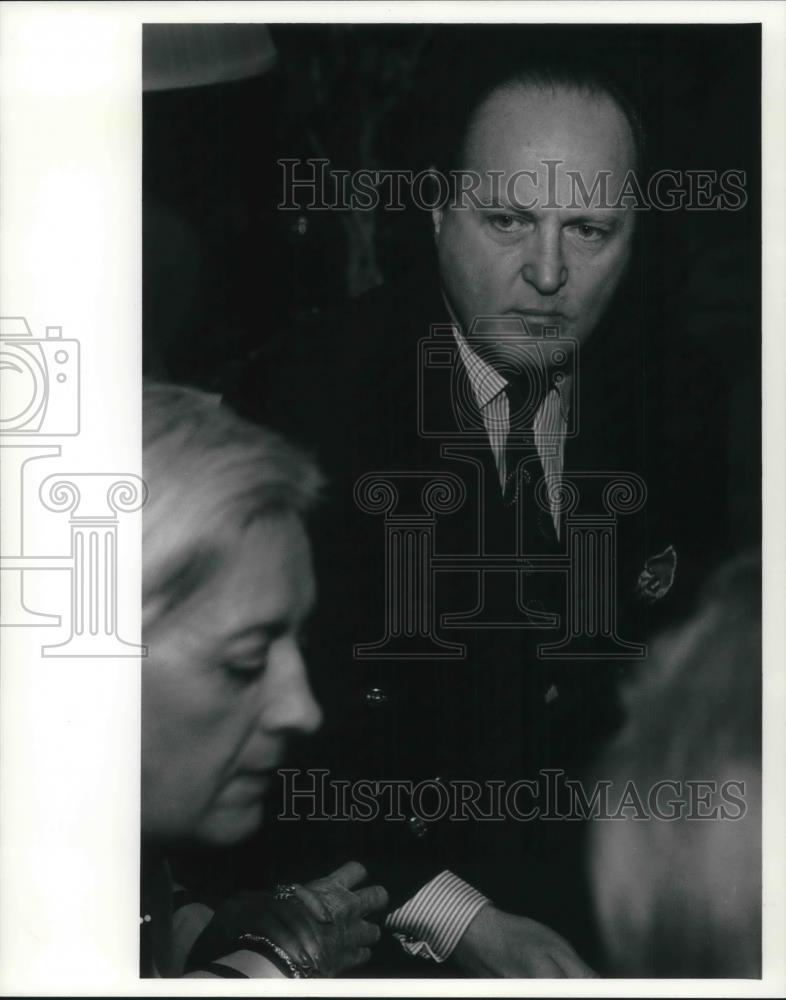 1990 Press Photo mario Buata attended a benefit luncheon - cva04074 - Historic Images
