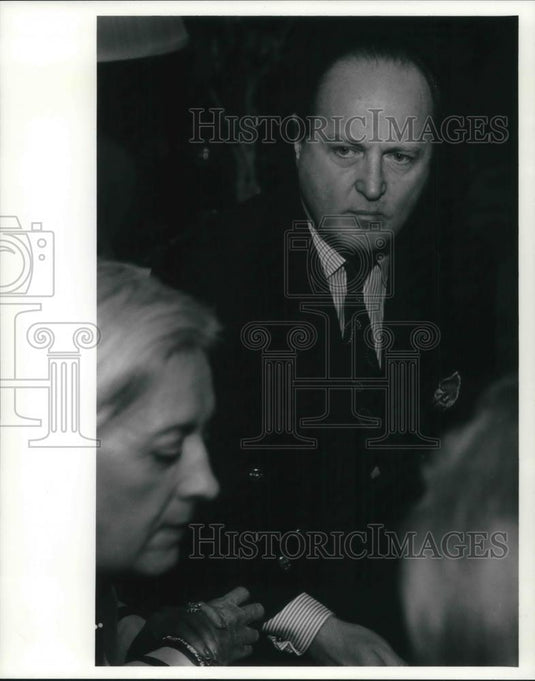 1990 Press Photo mario Buata attended a benefit luncheon - cva04074 - Historic Images