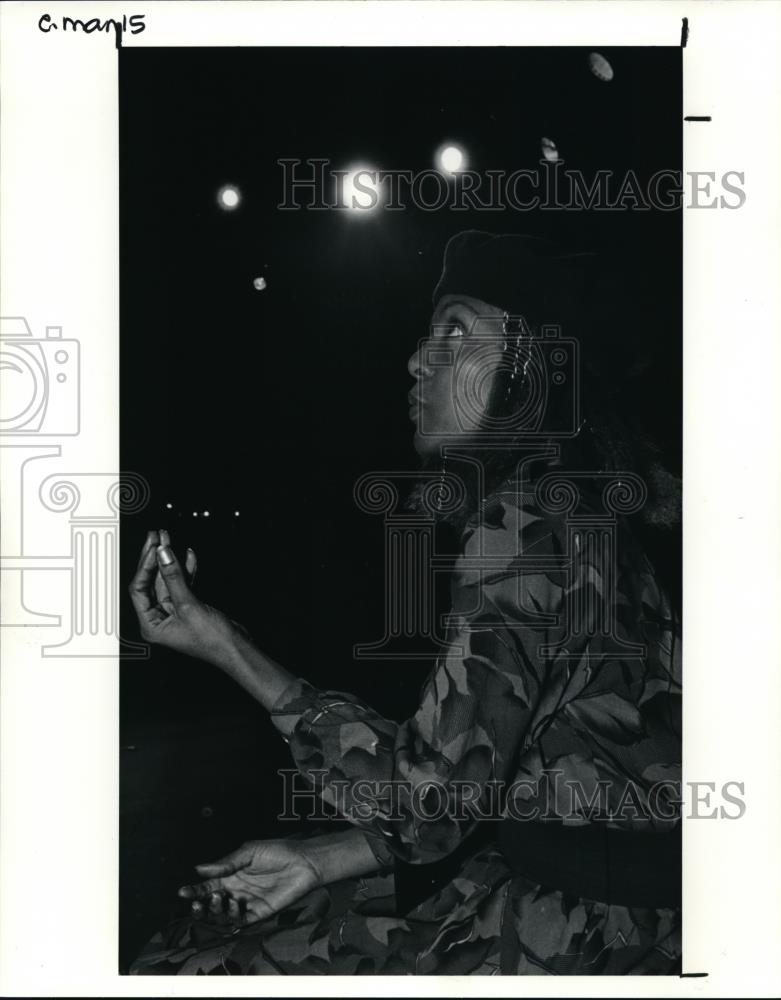 1990 Press Photo Tora Bey author of Man and Woman - Historic Images