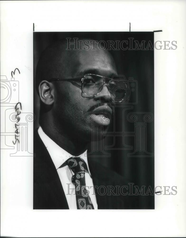 1990 Press Photo Ed Anderson 21St District State School Board Candidate - Historic Images