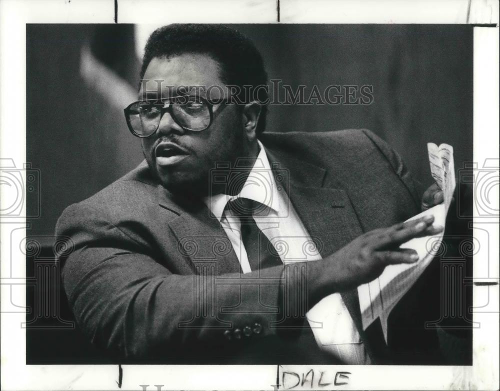 1990 Press Photo Dale Edwards on Trial - Historic Images
