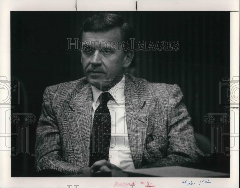 1991 Press Photo Gerald Boldt, defendant in Szabo Trial in Parma, OH - Historic Images