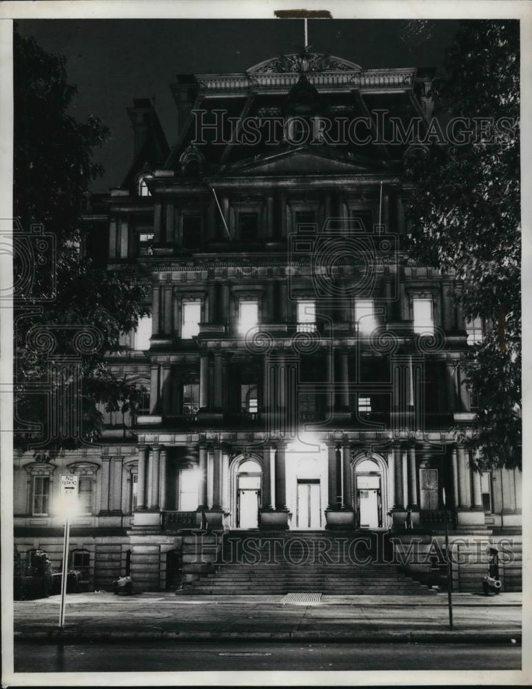 1959 Press Photo Wash DC State Dept building for meeting with European key men - Historic Images