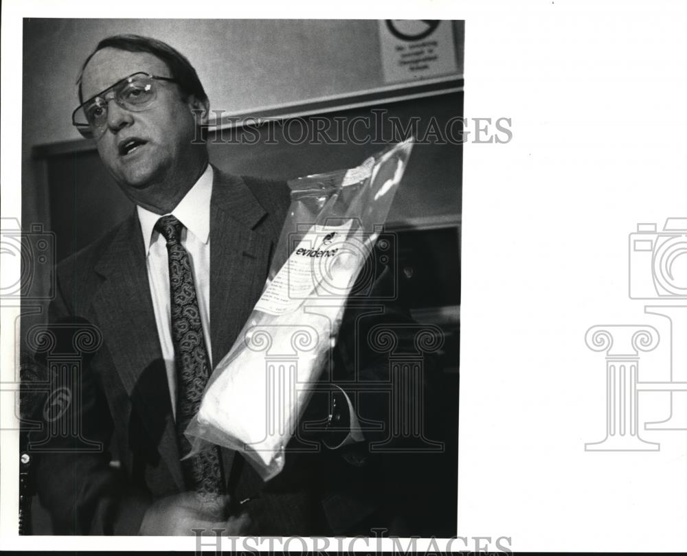 1991 Press Photo Hubert R. Coleman, Resident Agent-in-Charge at Drug Enforcement - Historic Images