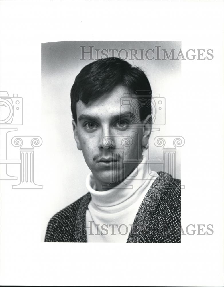 1991 Press Photo Scott Dobo, 19 yrs old and resident of Cleveland, Ohio - Historic Images