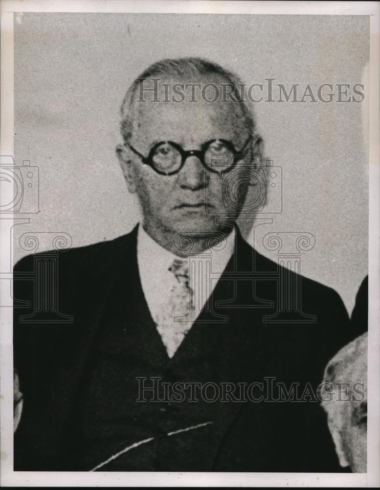 1938 Press Photo Joseph C Weber - Historic Images