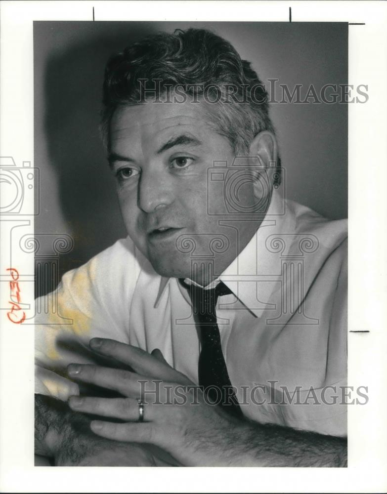 1991 Press Photo councilman Dan Brady running for county commissioner - Historic Images