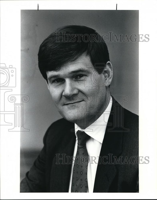 1990 Press Photo Andrew R. Bales dir of planning & dev, ofc of cultural affairs - Historic Images