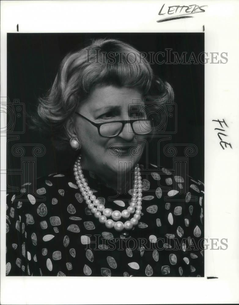 1990 Press Photo Author Letitia Baldridge at PD Book &amp; Author luncheon - Historic Images