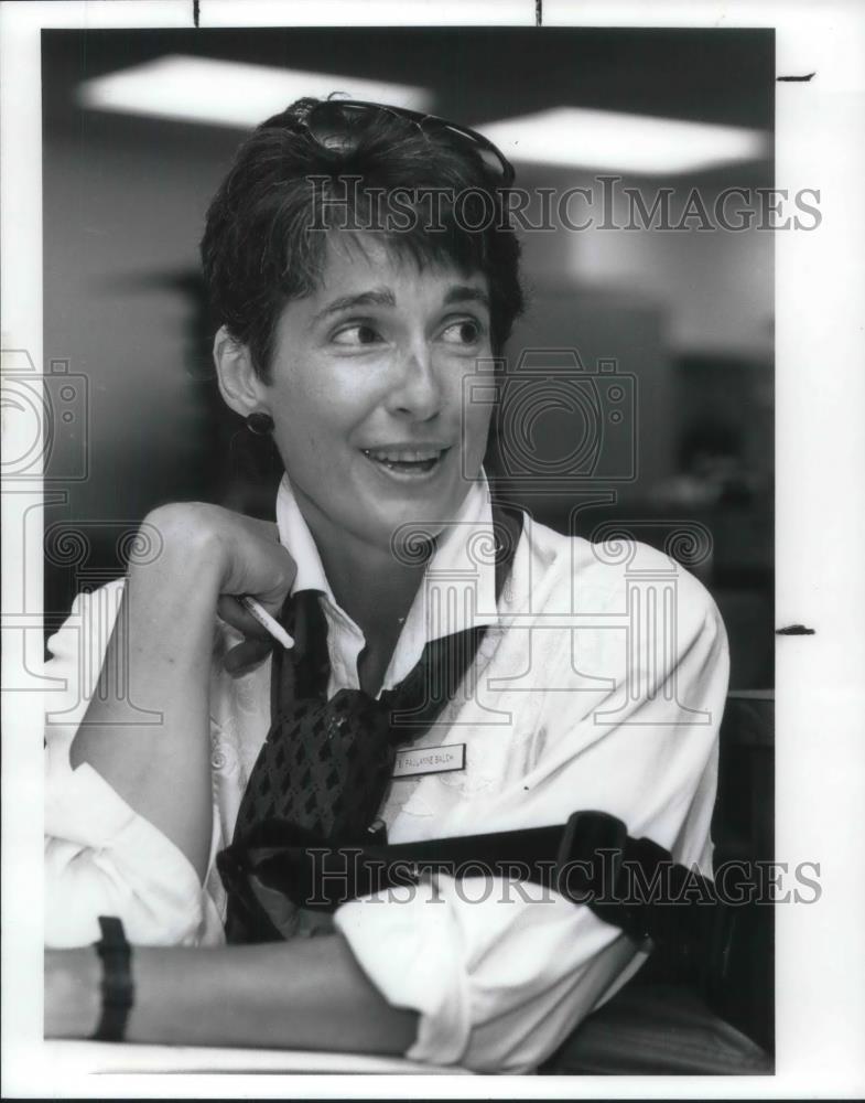 1990 Press Photo Paulanne Balch, CWRU Medical School - cva01569 - Historic Images