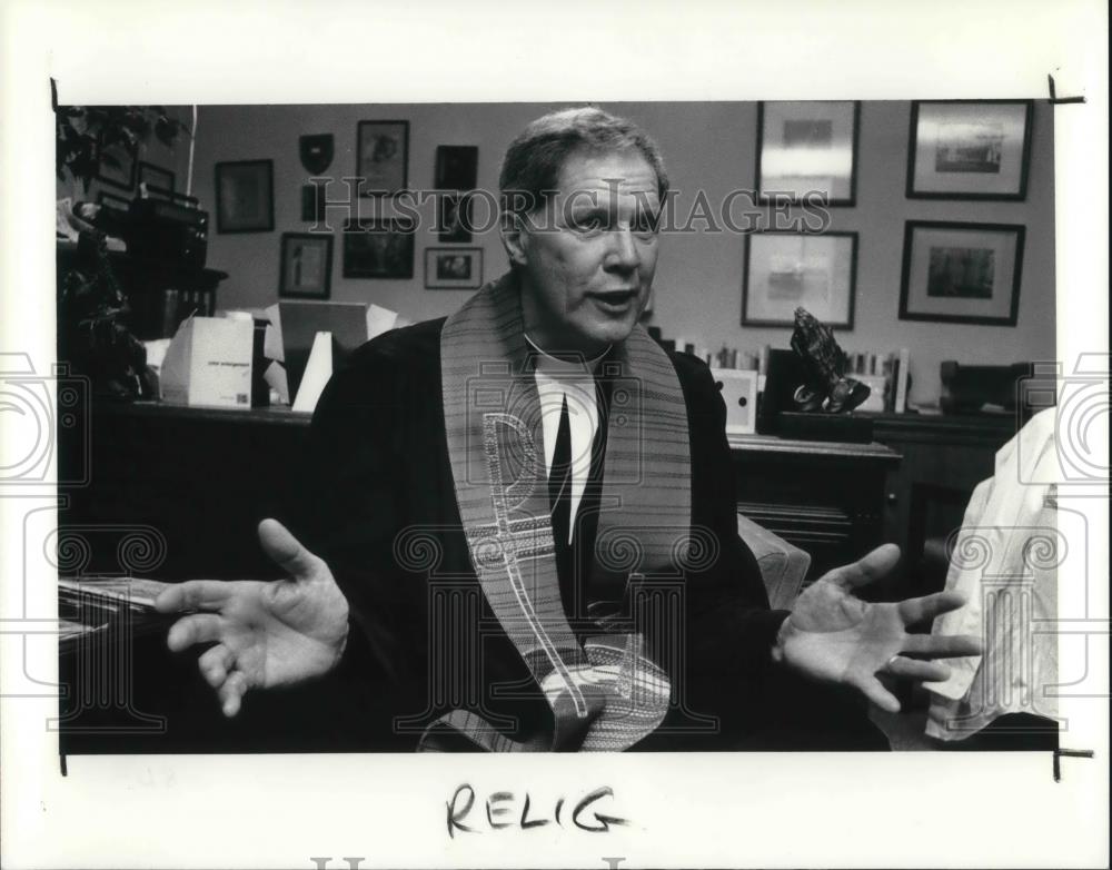 1990 Press Photo Rev. Henry W. Anderson - cva03475 - Historic Images