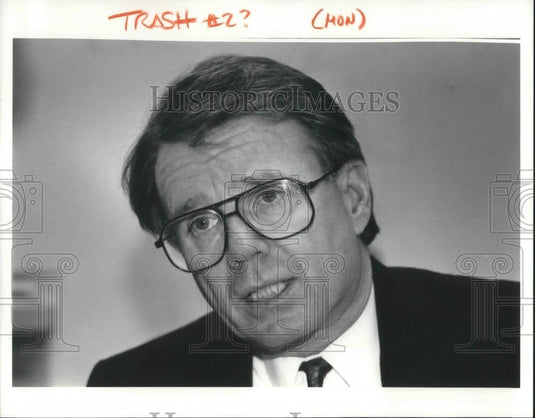 1991 Press Photo William Denihan, Cleveland service director - Historic Images