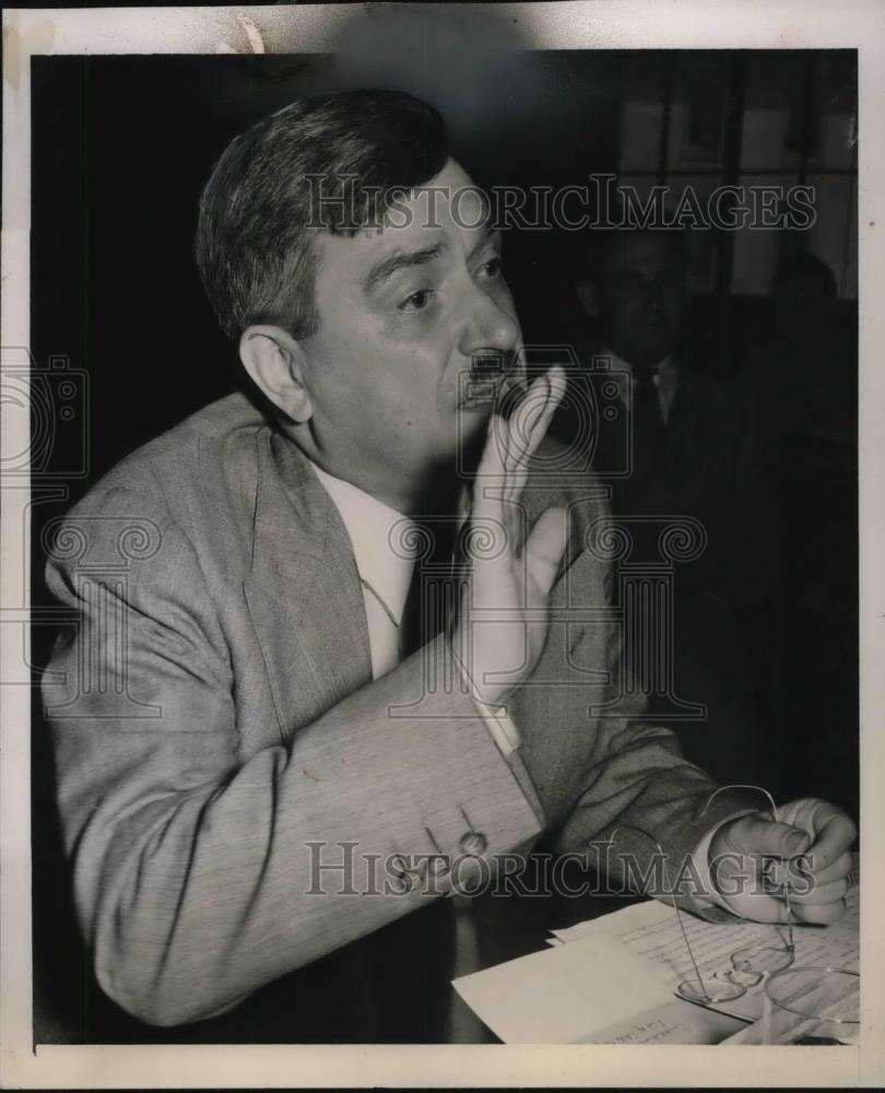 1940 Press Photo Wash DC leard of US communist part, Earl Browder - Historic Images