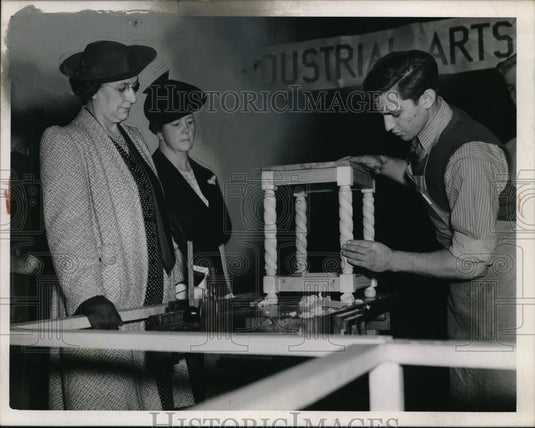 1940 Press Photo Collinwood HS, C Weiss, HW Kolmorgeu & Ray Sierke - ned08905 - Historic Images