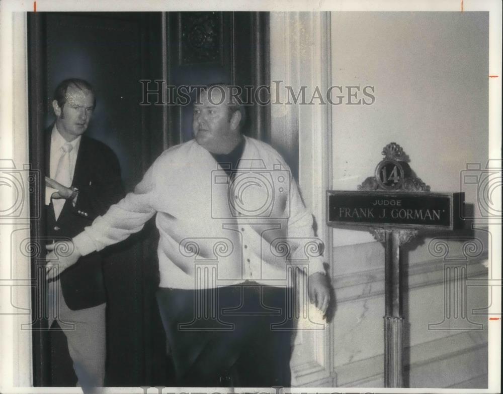 1978 Press Photo Lawyer John J GIll and James Dickerson pleads guilty - Historic Images