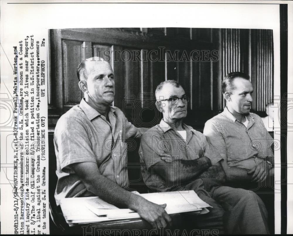 1958 Media Photo Providence RI Frank Powell, Malvia Worten and Alton Barrowcloug - Historic Images